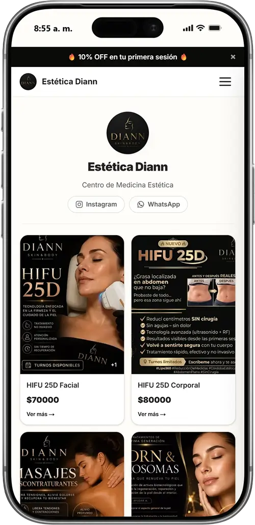 Captura de Estética Diann