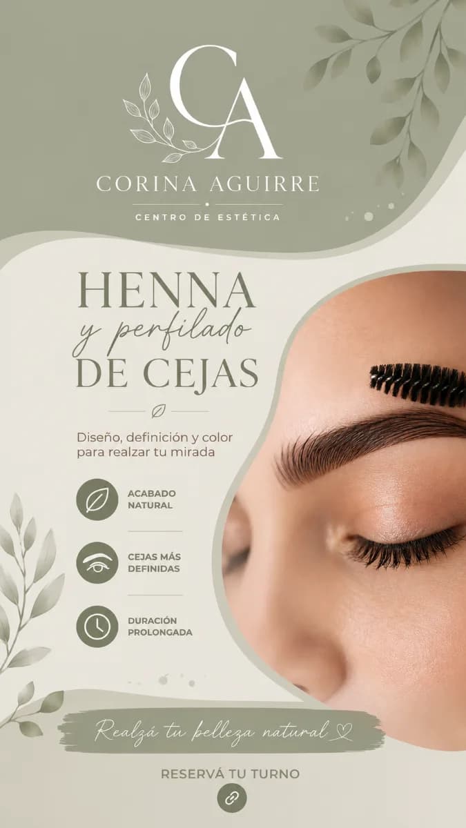 HENNA Y perfilado de cejas