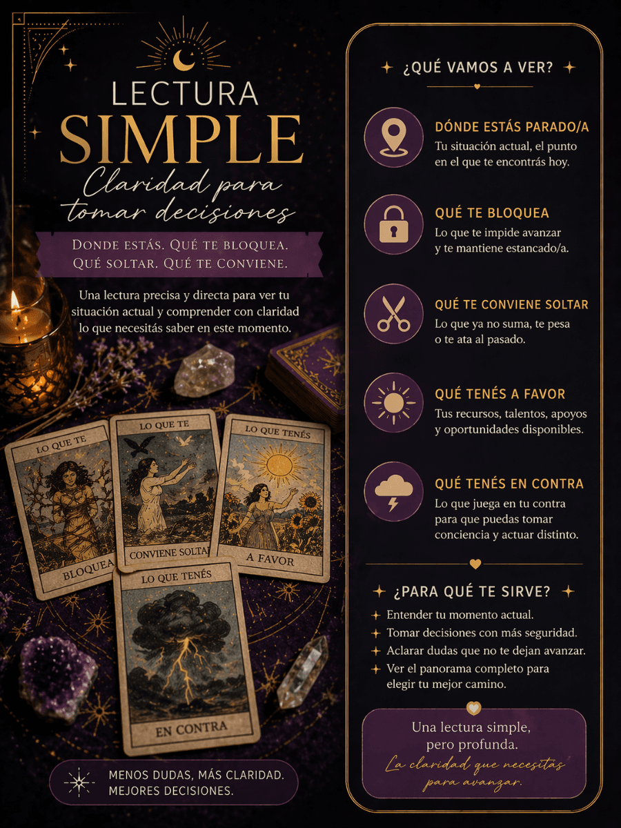 Lectura Simple Tarot