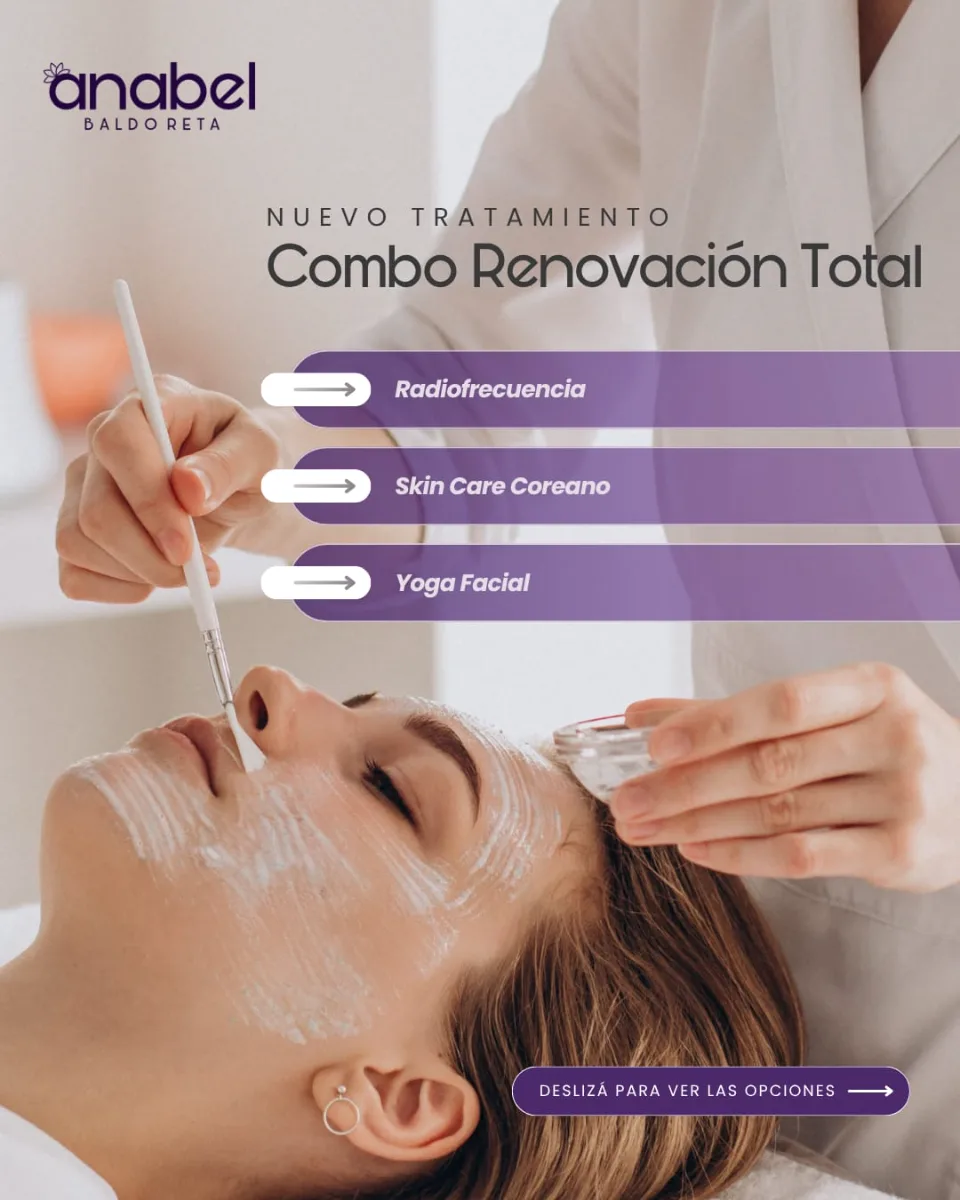 Combo renovación total (Skin care coreano, Dermapen con pdrn de salmón y radiofrecuencia)