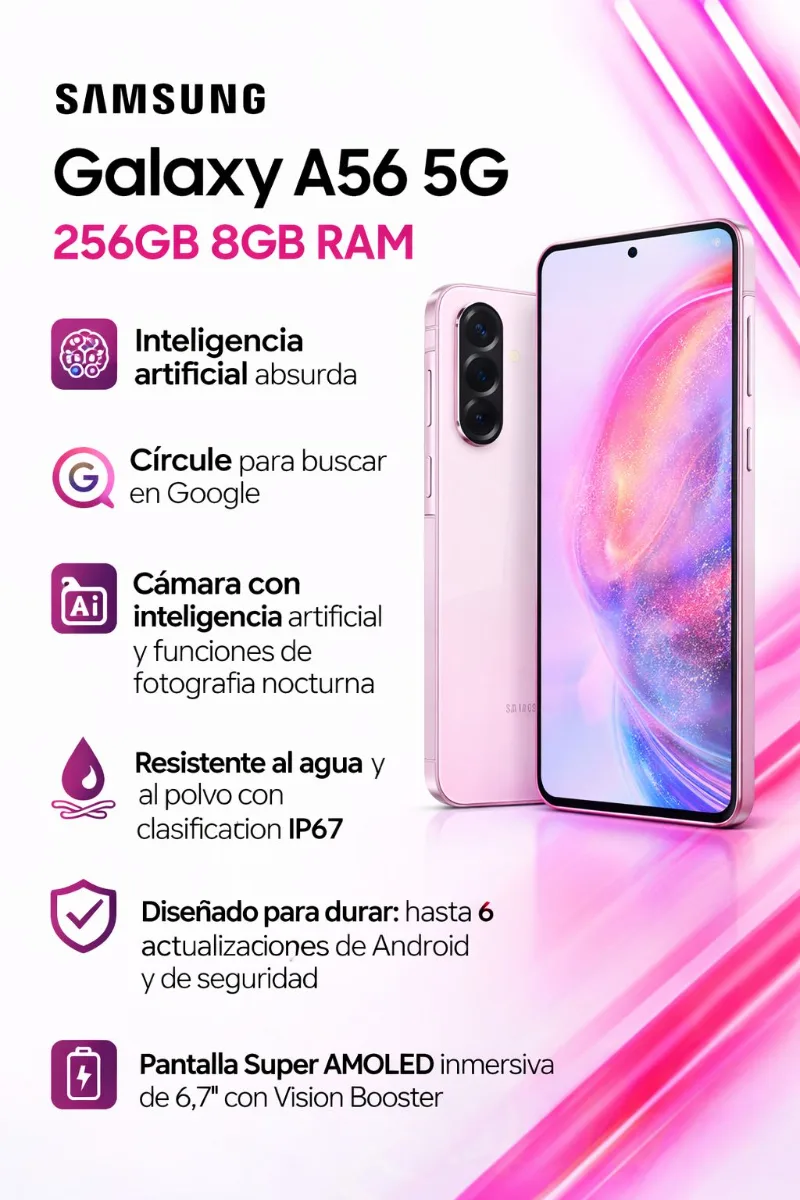 SAMSUNG GALAXY A56 5G 258GB/12 RAM 🔥