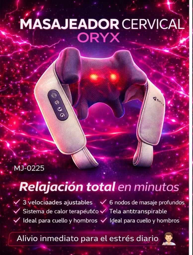 MASAJEADOR CERVICAL Con dedos MJ-0225