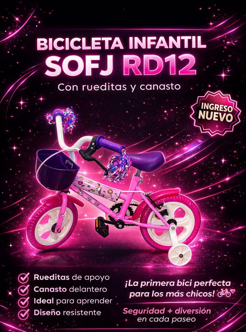 Bicicleta infantil R12