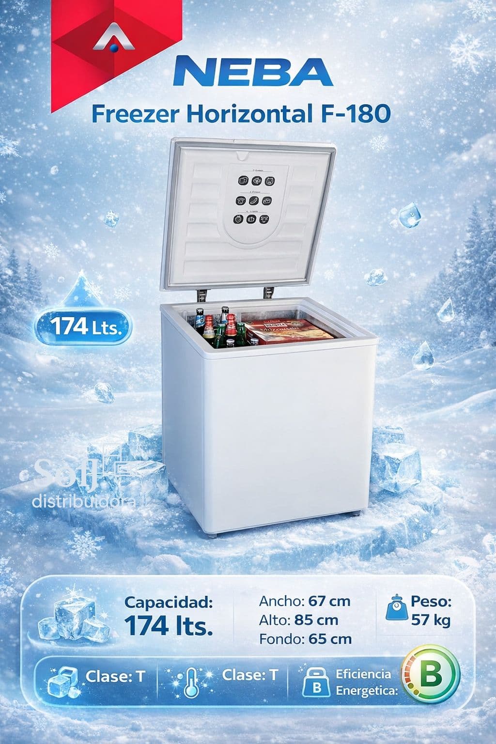 NEBA F180 174 litros