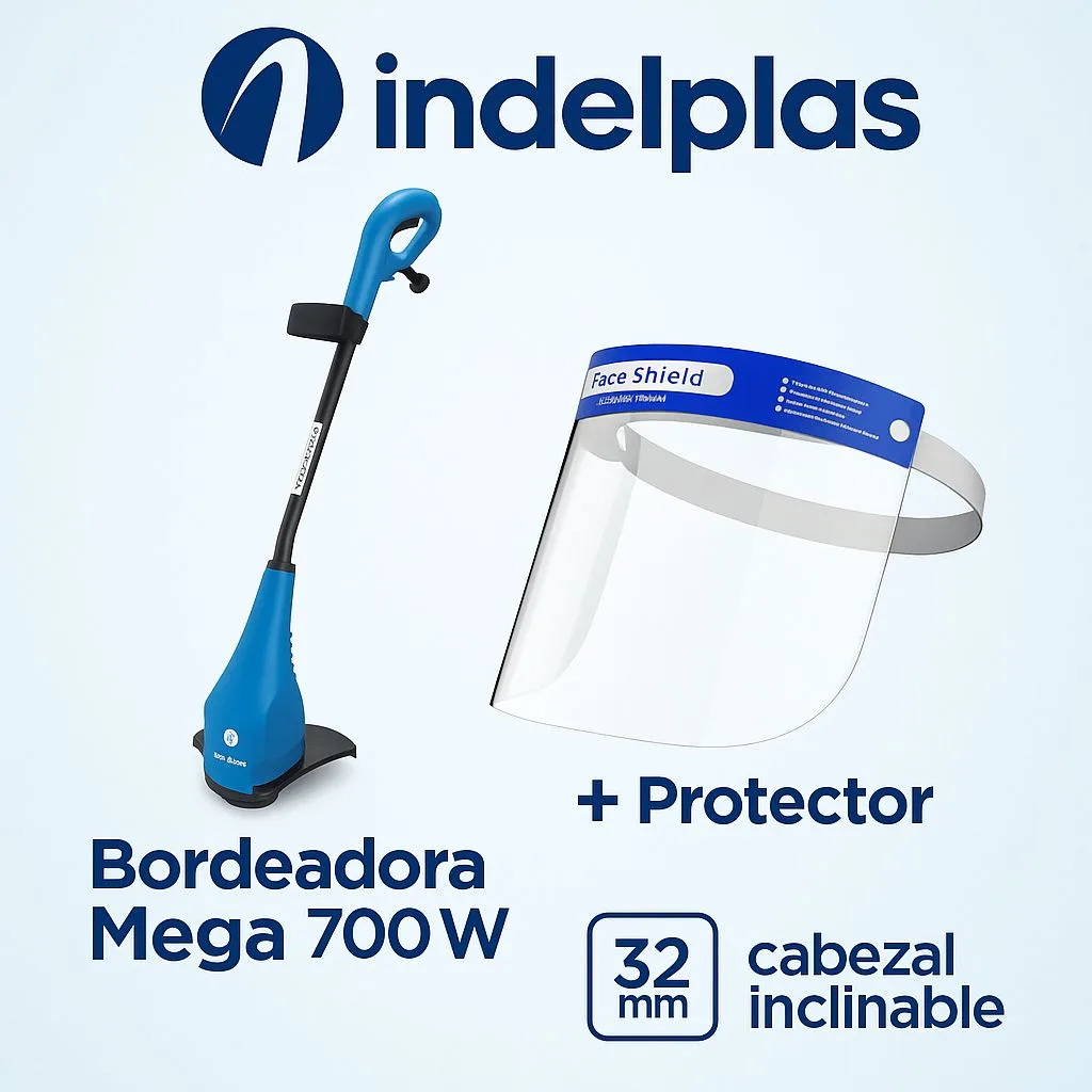 BORDEADORA + PROTECTOR FACIAL