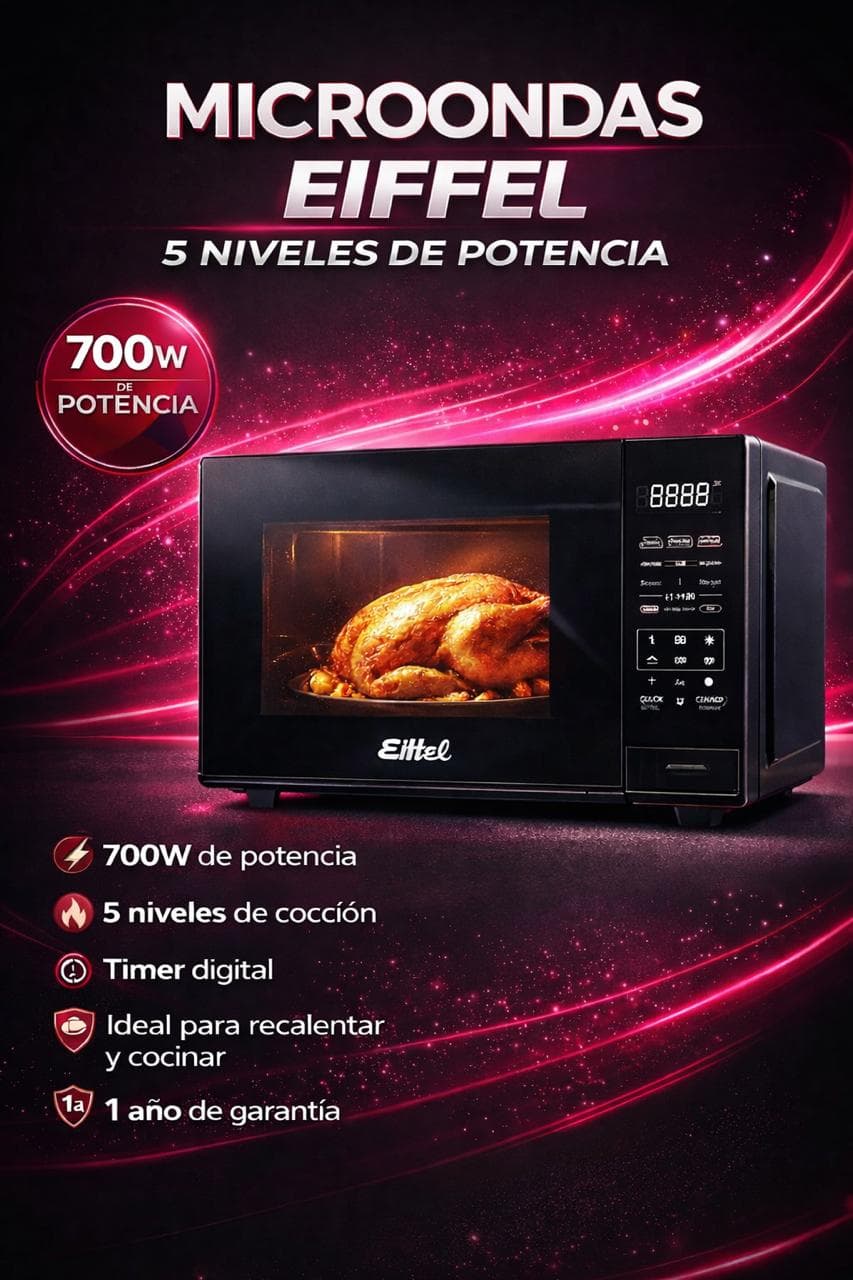 *Microondas Digital Eiffel* 20 litros