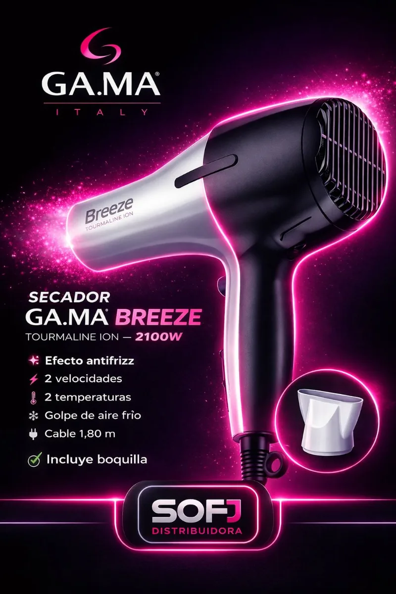 SECADOR DE PELO GAMA BREEZE