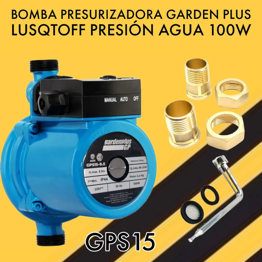 *BOMBA PRESURIZADORA GARDEN PLUS G*